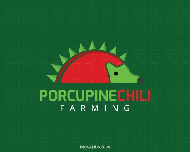 Porcupine Logo - Porcupine Chili Logo For Sale