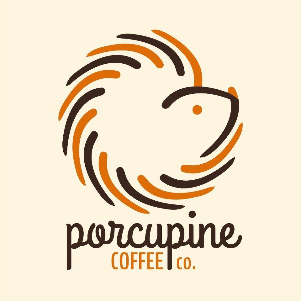 Porcupine Logo - Porcupine Coffee Company. #logo #design #branding #coffee #GigHarbor