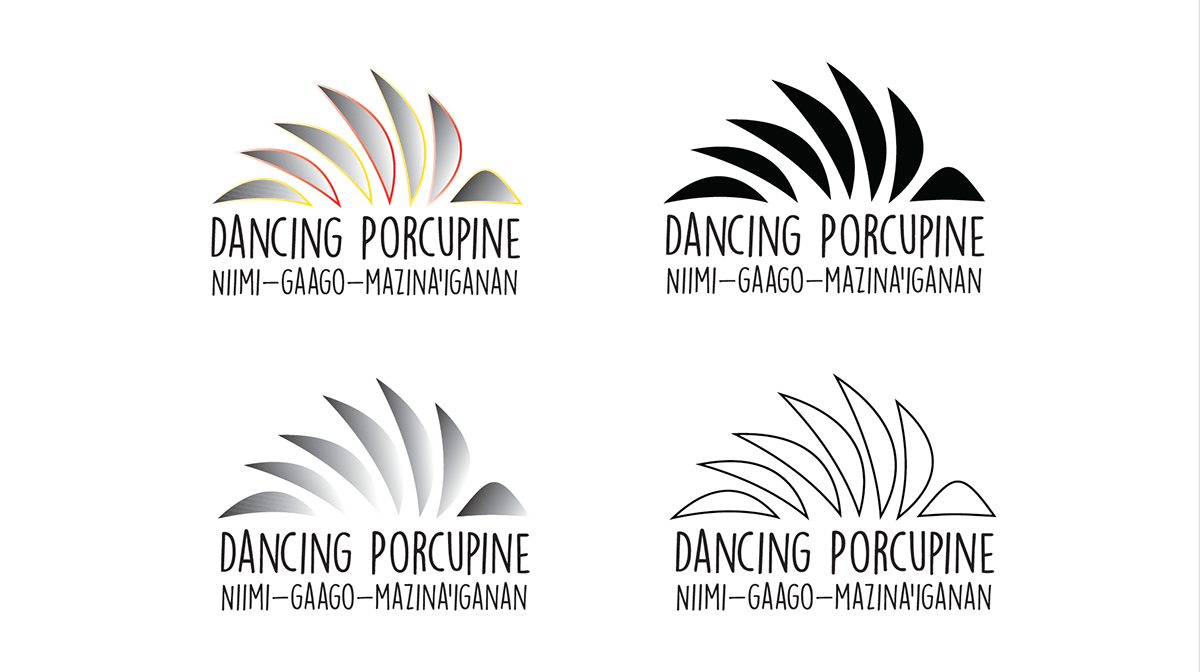 Porcupine Logo - Dancing Porcupine Logo