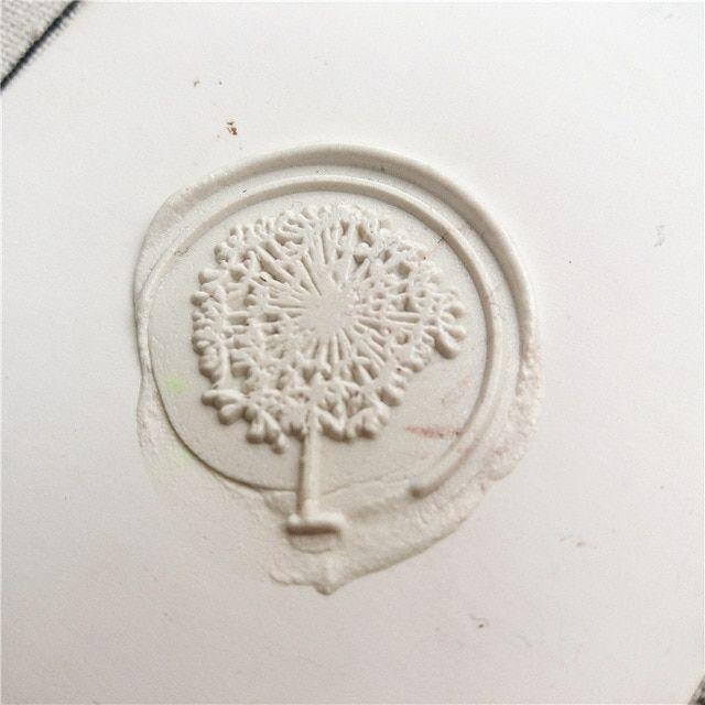 Dandelion Logo - US $2.84 5% OFF|New dandelion Wax Seal Stamp Dandelion logo design or your  custom sealing wax wedding stamp plant wax seal stamp-in Stamps from Home &  ...