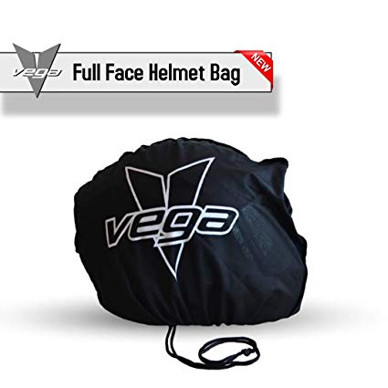 Helmets Logo - Amazon.com: Vega Helmets 91-1022 Black Universal Cloth Logo Helmet ...