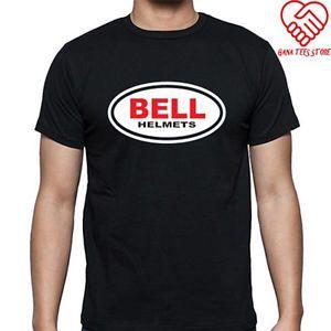 Helmets Logo - Details about New Bell Helmets Logo Men's Black T-Shirt Size S to 3XL