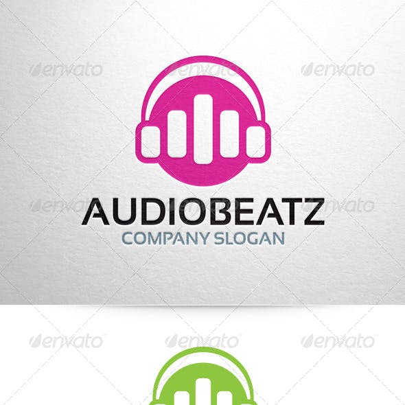 Beatz Logo - Audio Beatz Logo by LiveAtTheBBQ | GraphicRiver