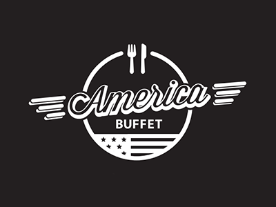 Bffet Logo - America Buffet by Logo machine on Dribbble
