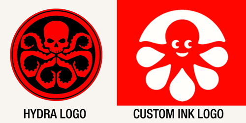 CustomInk Logo - separated at birth: The Hydra and-CustomInk logos | Davezilla