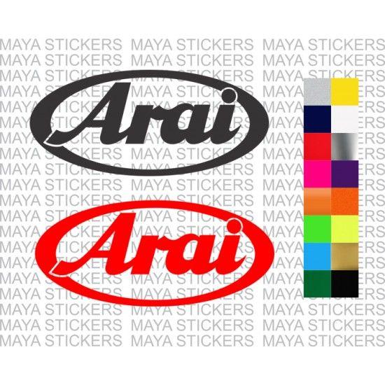 Arai Logo - Arai helmets logo stickers in for bikes, cars, helmets