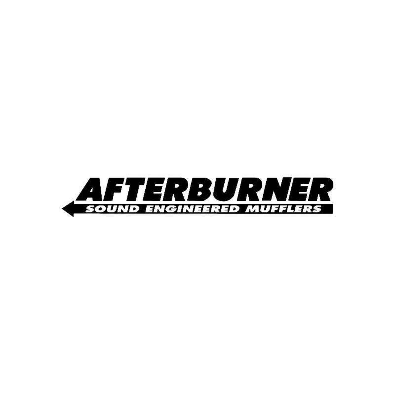 Afterburner Logo - After Burner Mufflers Logo Jdm Decal
