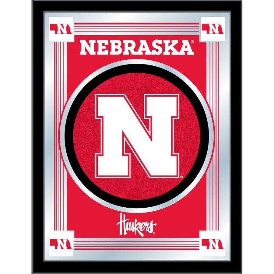 Huskers Logo - Nebraska Cornhuskers 28 x 19 Logo Mirror