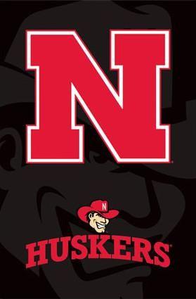 Huskers Logo - University of Nebraska Huskers Herbie Official NCAA Logo Poster