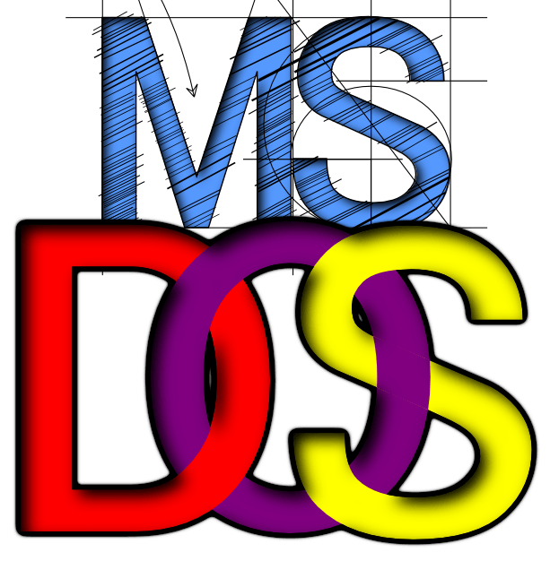 MS-DOS Logo - MS-DOS Logo by Captjc on DeviantArt