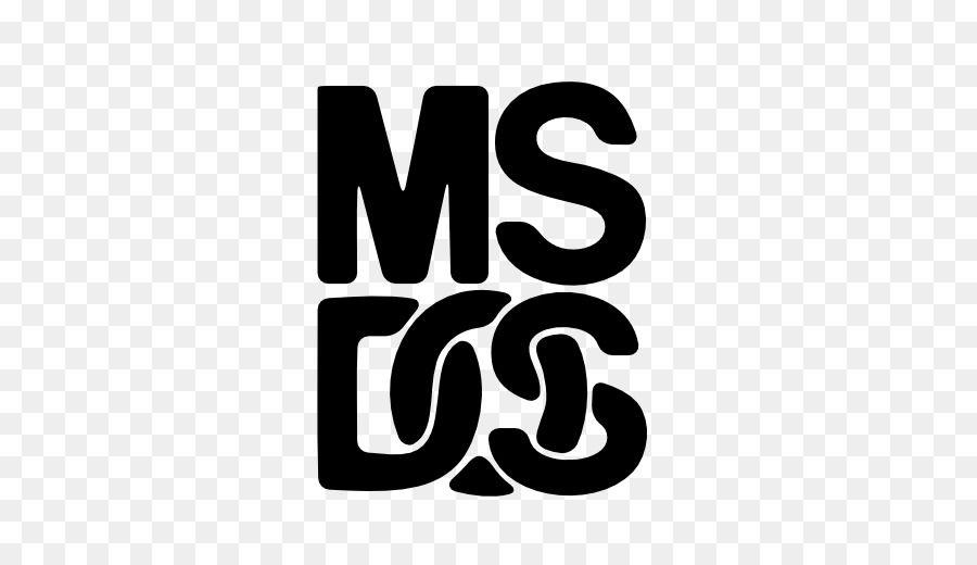 MS-DOS Logo - Msdos Text png download - 512*512 - Free Transparent Msdos png Download.