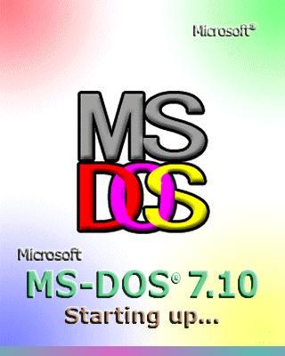 MS-DOS Logo - MS DOS 7.10 Screenshots