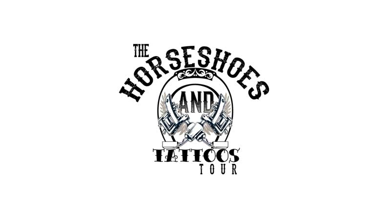 Tattoos Logo - Horseshoes and Tattoos Country Music Tour Logo | BlakSheep Creative