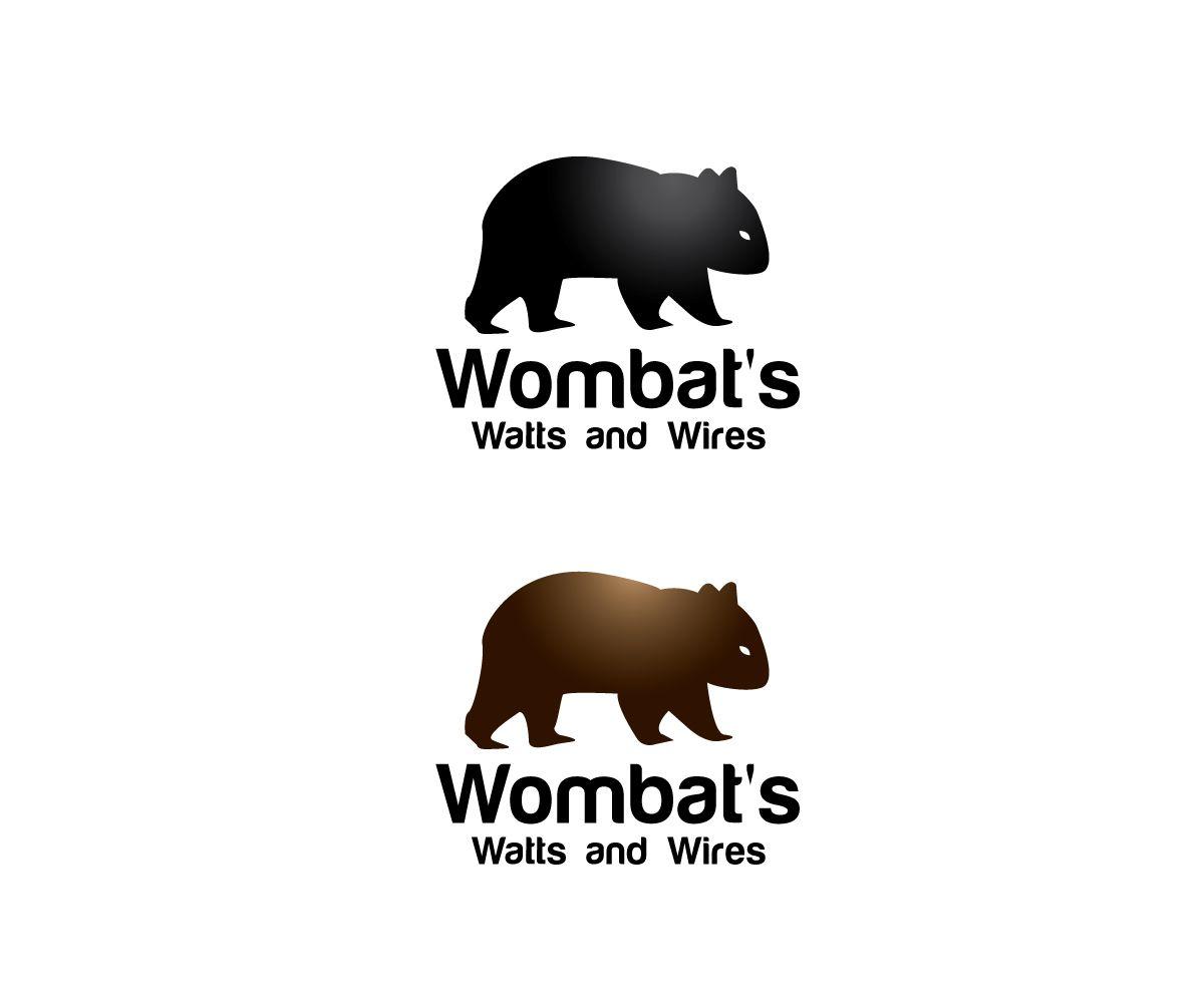 Wombat Logo - Electrical Logo Design for Wombat's Watts and Wires by GT | Design ...