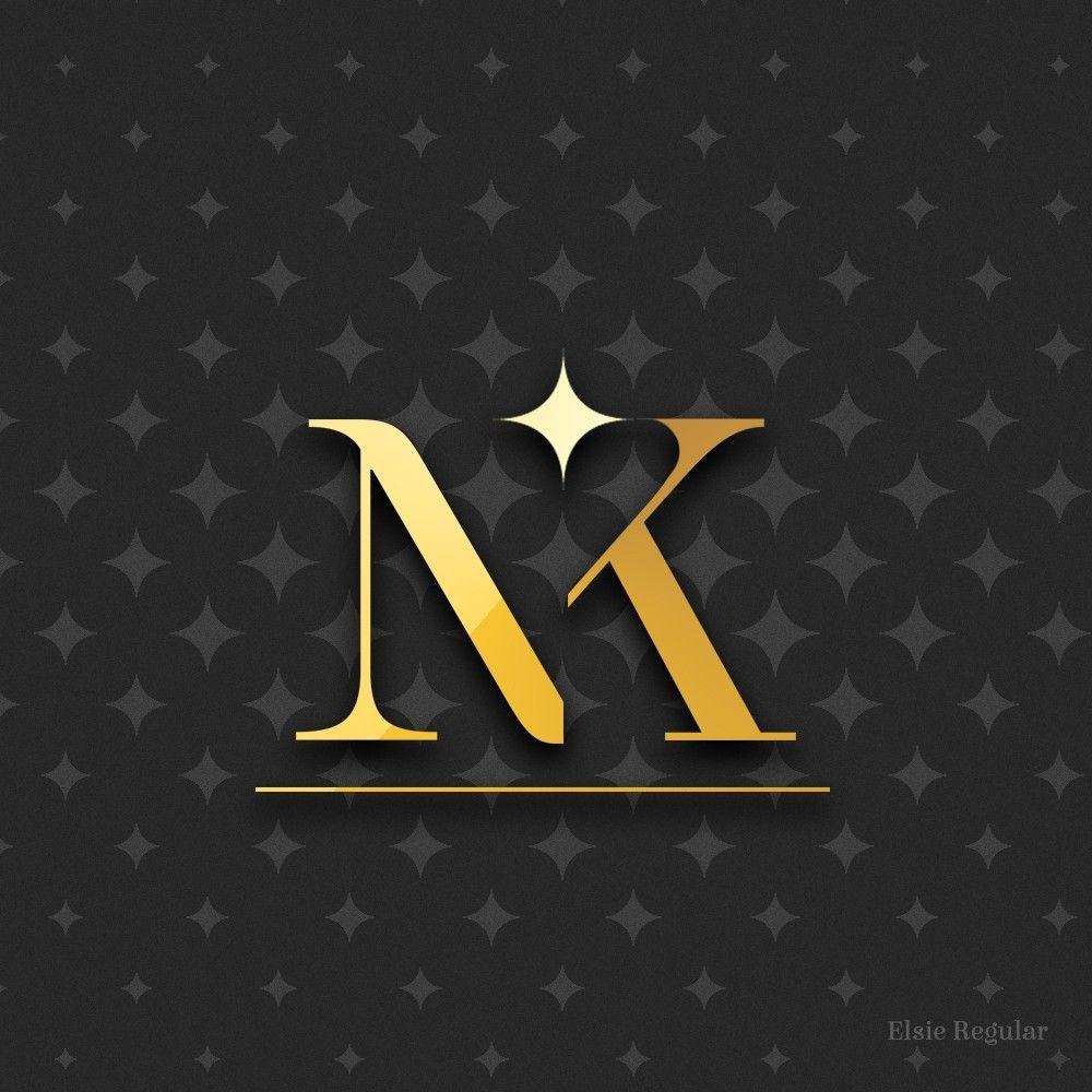 Nk Logo - nihal karkala nk logo gold black logodesign logos adobe...