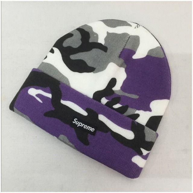 Purple Camo Supreme Logo - brandmystar: 2016 FW Supreme Printed Camo Beanie Wood Camo/2016 ...