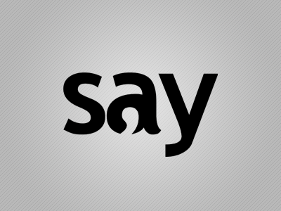 Say Logo - Say Logo by Liam on Dribbble