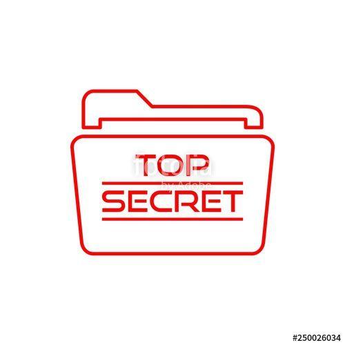 Or Logo - Top Secret Folder Icon Or Logo And Royalty Free Image