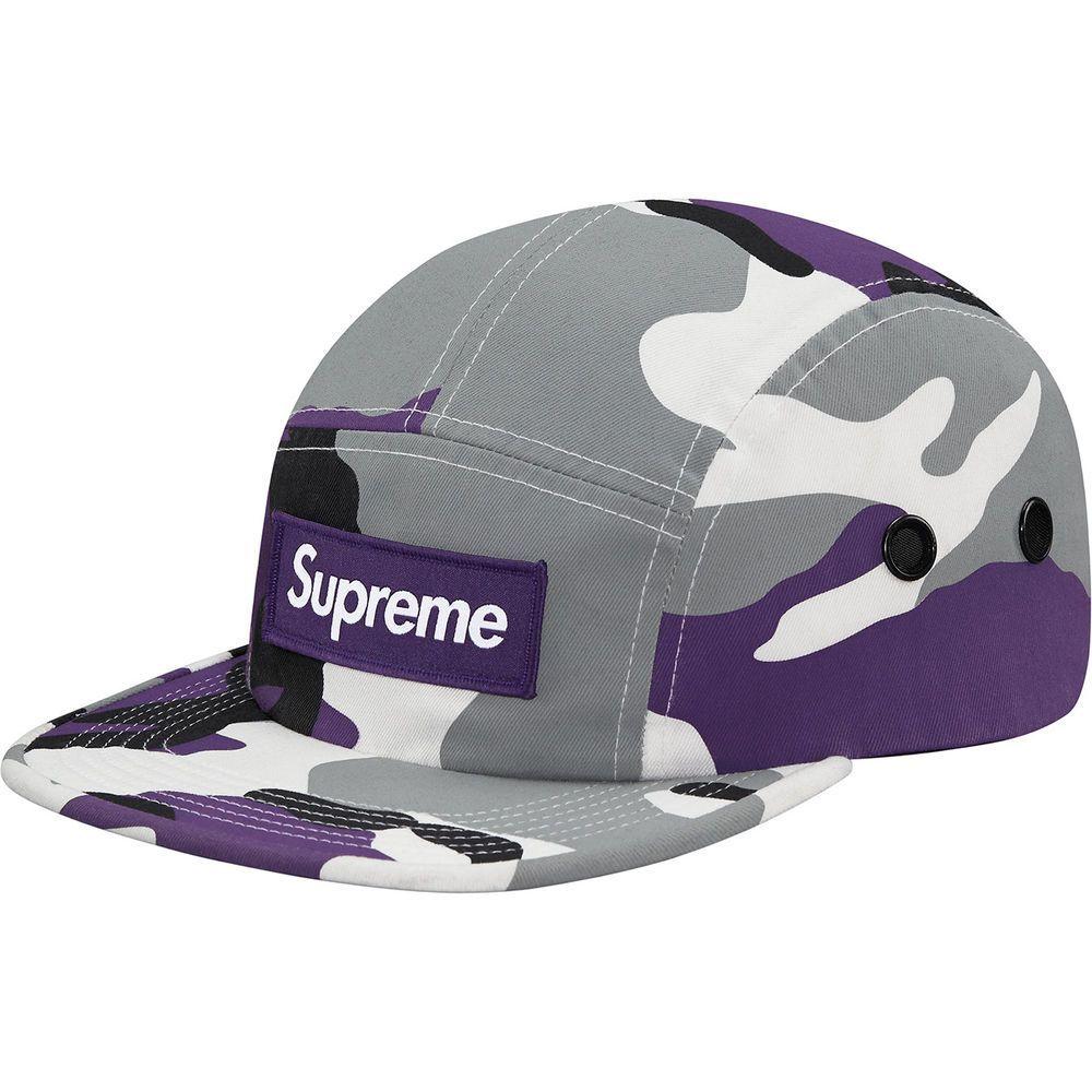 Purple Camo Supreme Logo - Supreme FW16 Camp Box Logo Purple Camo CAP HAT Strapback Adjustable ...