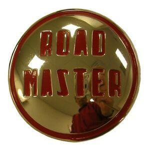 Roadmaster Logo - Details about 1949 Buick Roadmaster Front Bumper Roadmaster Emblem Insert