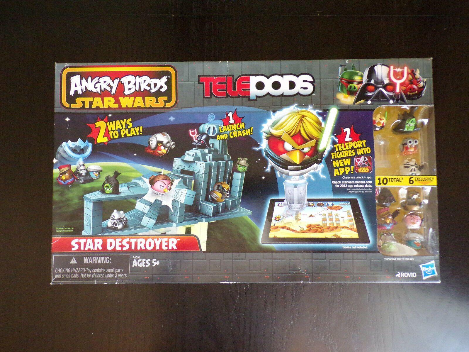 Telepods Logo - Angry Birds Star Wars Telepods Star Destroyer Set Figures w QR To