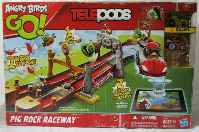 Telepods Logo - Angry Birds Go Telepods Pig Rock Raceway Set B00di470a8