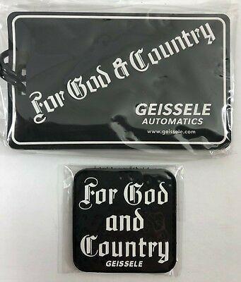 Geissele Logo - SHOT SHOW 2019 GEISSELE Automatics God and Country Black Patch and Luggage Tag