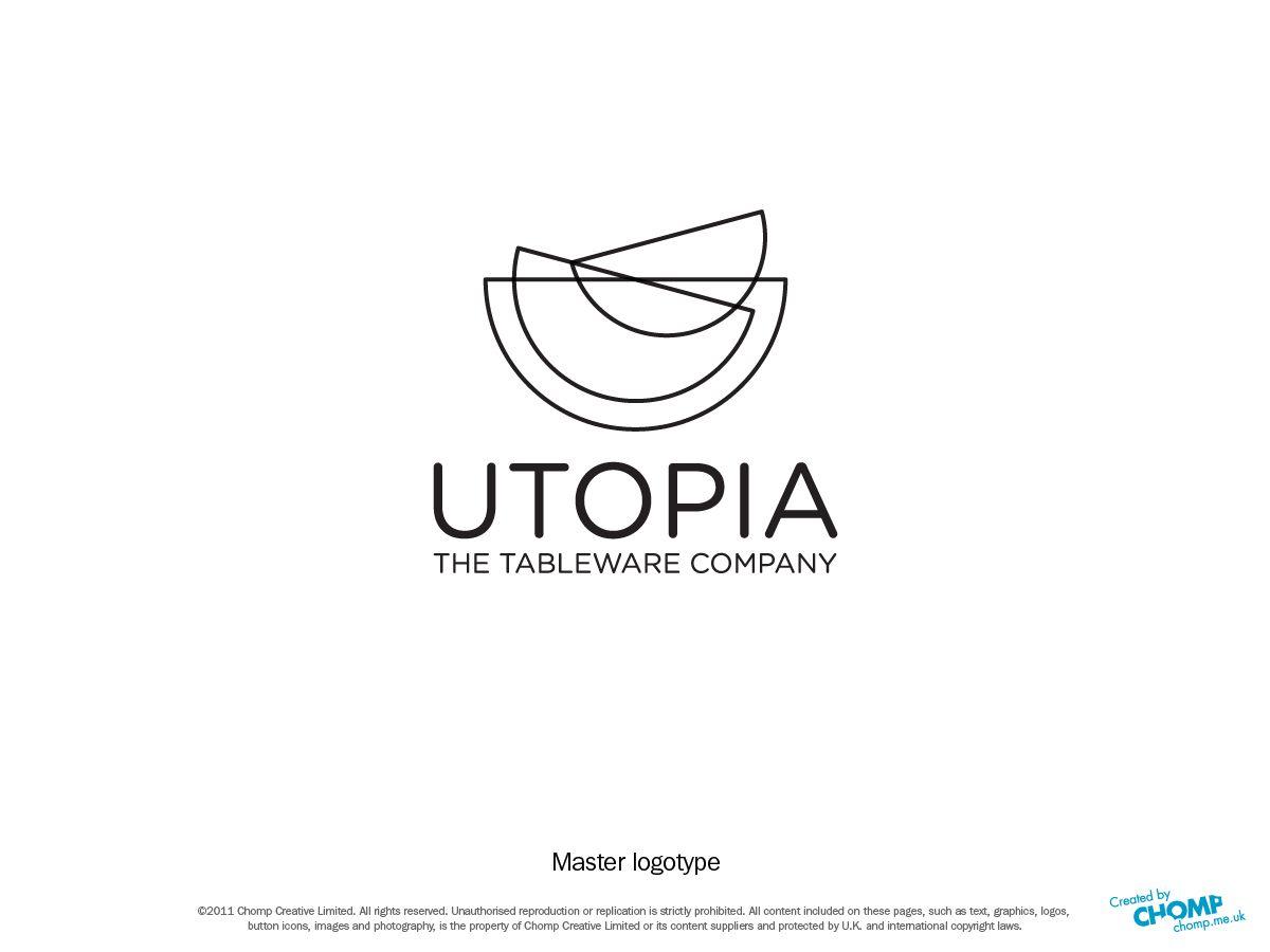 Tableware Logo - Modern, Professional, Hospitality Logo Design for Utopia by Chomp ...