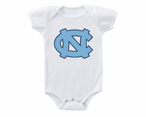 Tarheel Logo - Details about UNC North Carolina Tar Heels Onesie Bodysuit Shirt Logo