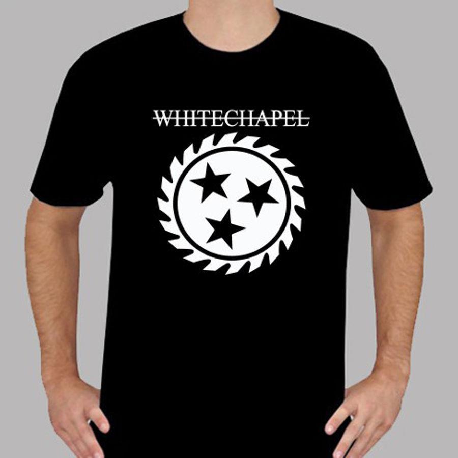Whitechapple Logo - New Whitechapel Deathcore Rock Band Logo Men's Black T-Shirt Size S to 3XL