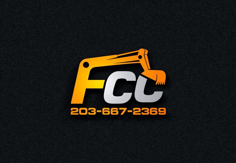 Fccincin Logo - Logo Design for Would like the Company name, FCC., Inc in slanted ...