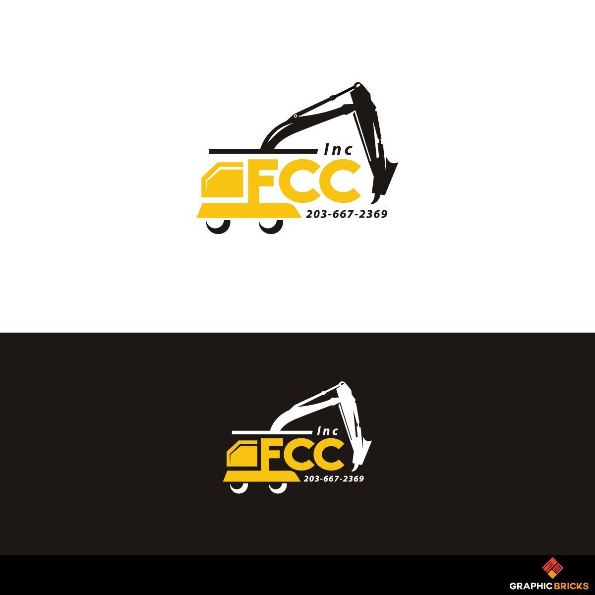 Fccincin Logo - Logo Design for Would like the Company name, FCC., Inc in slanted