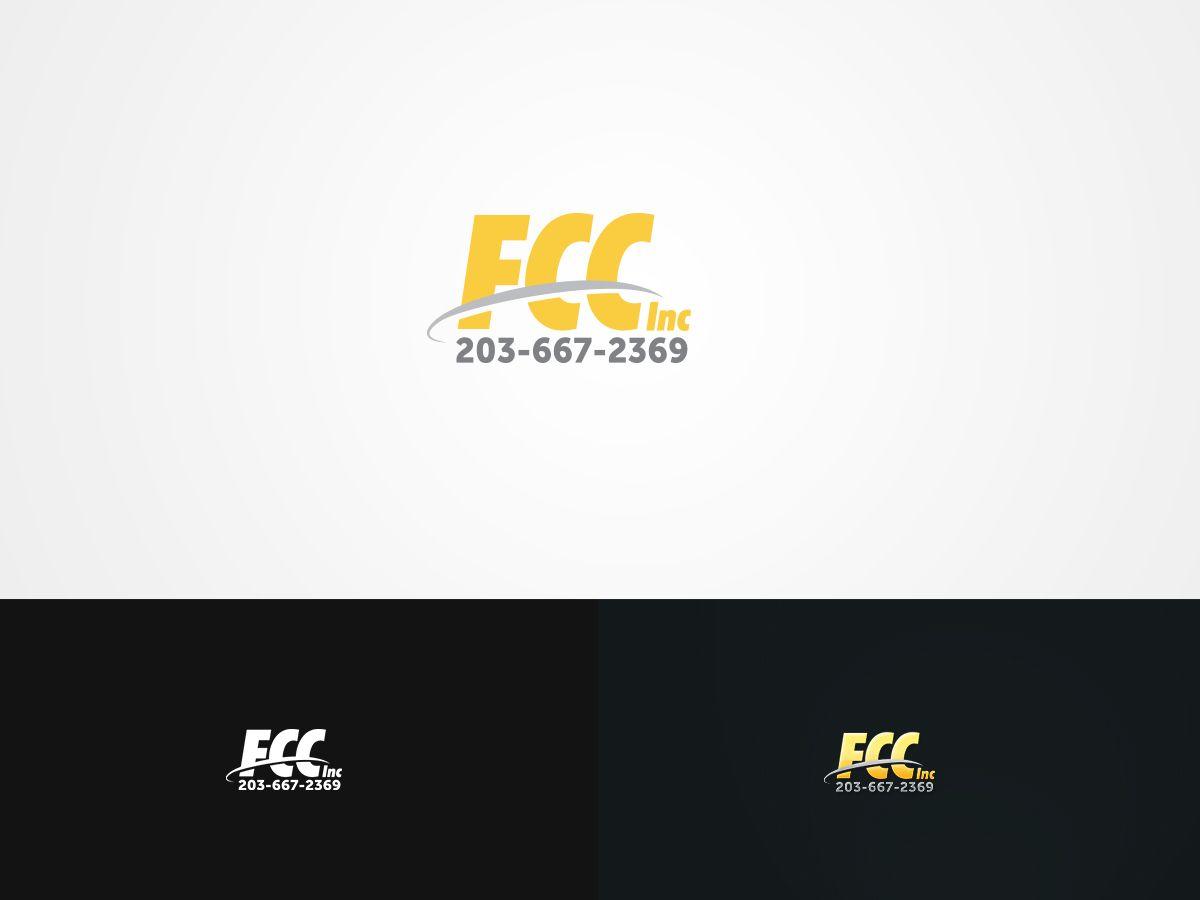 Fccincin Logo - Logo Design for Would like the Company name, FCC., Inc in slanted ...