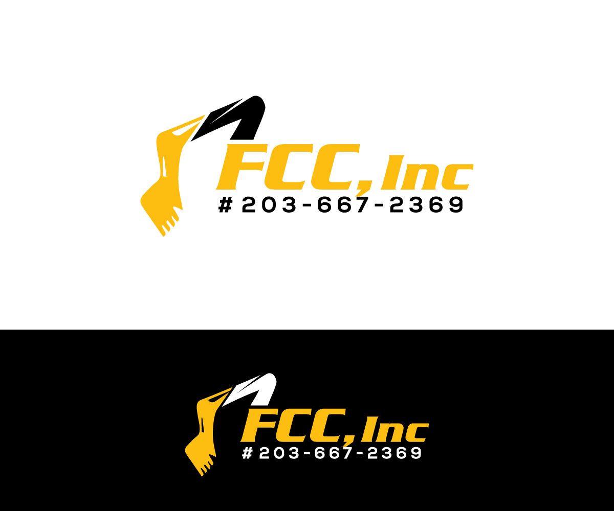 Fccincin Logo - Logo Design for Would like the Company name, FCC., Inc in slanted