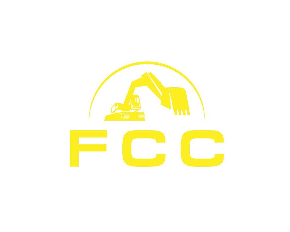 Fccincin Logo - Logo Design for Would like the Company name, FCC., Inc in slanted ...