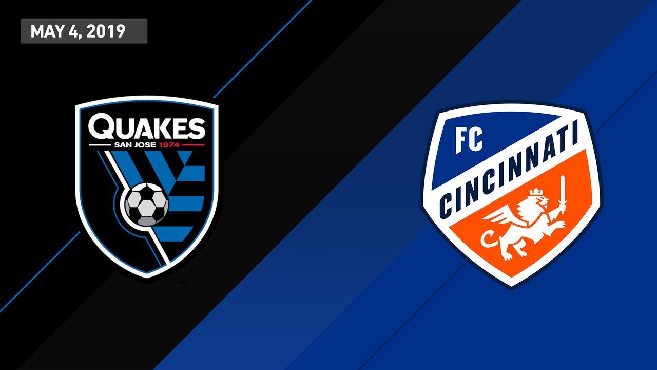 Fccincin Logo - San Jose Earthquakes FC Cincinnati 0 MLS Match Recap