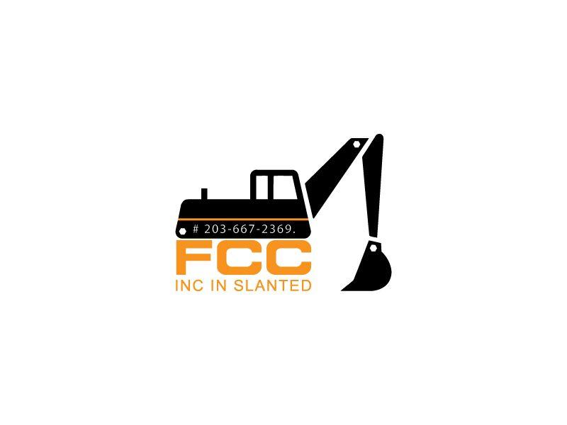 Fccincin Logo - Logo Design for Would like the Company name, FCC., Inc in slanted