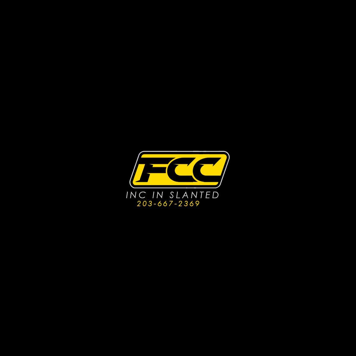 Fccincin Logo - Logo Design for Would like the Company name, FCC., Inc in slanted ...