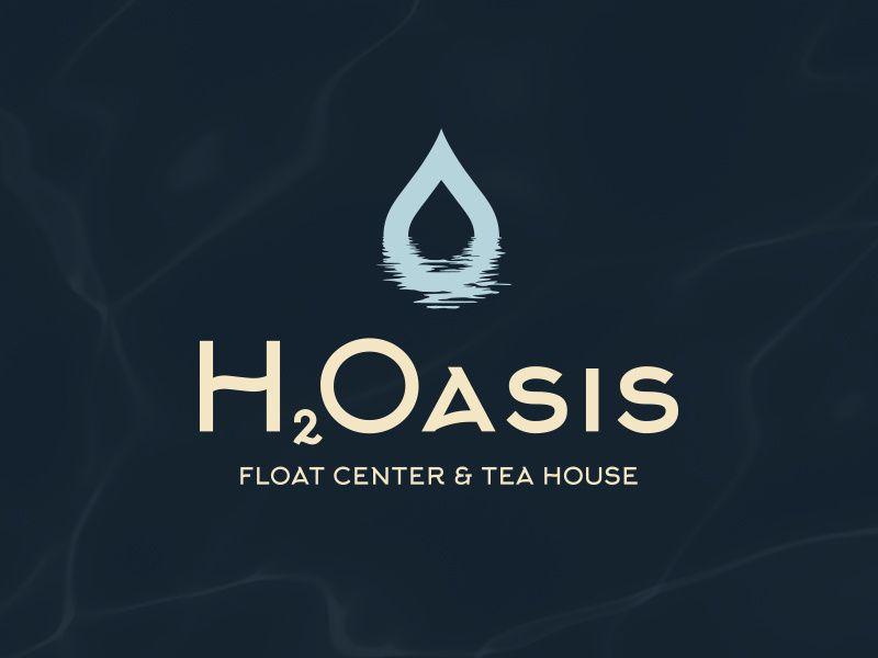 Hobbs Logo - H2oasis Float Center & Tea House Logo Design by Justin Hobbs on Dribbble