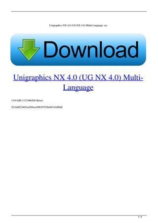 Unigraphics Logo - Unigraphics NX 4.0 (UG NX 4.0) Multi-Language .rar