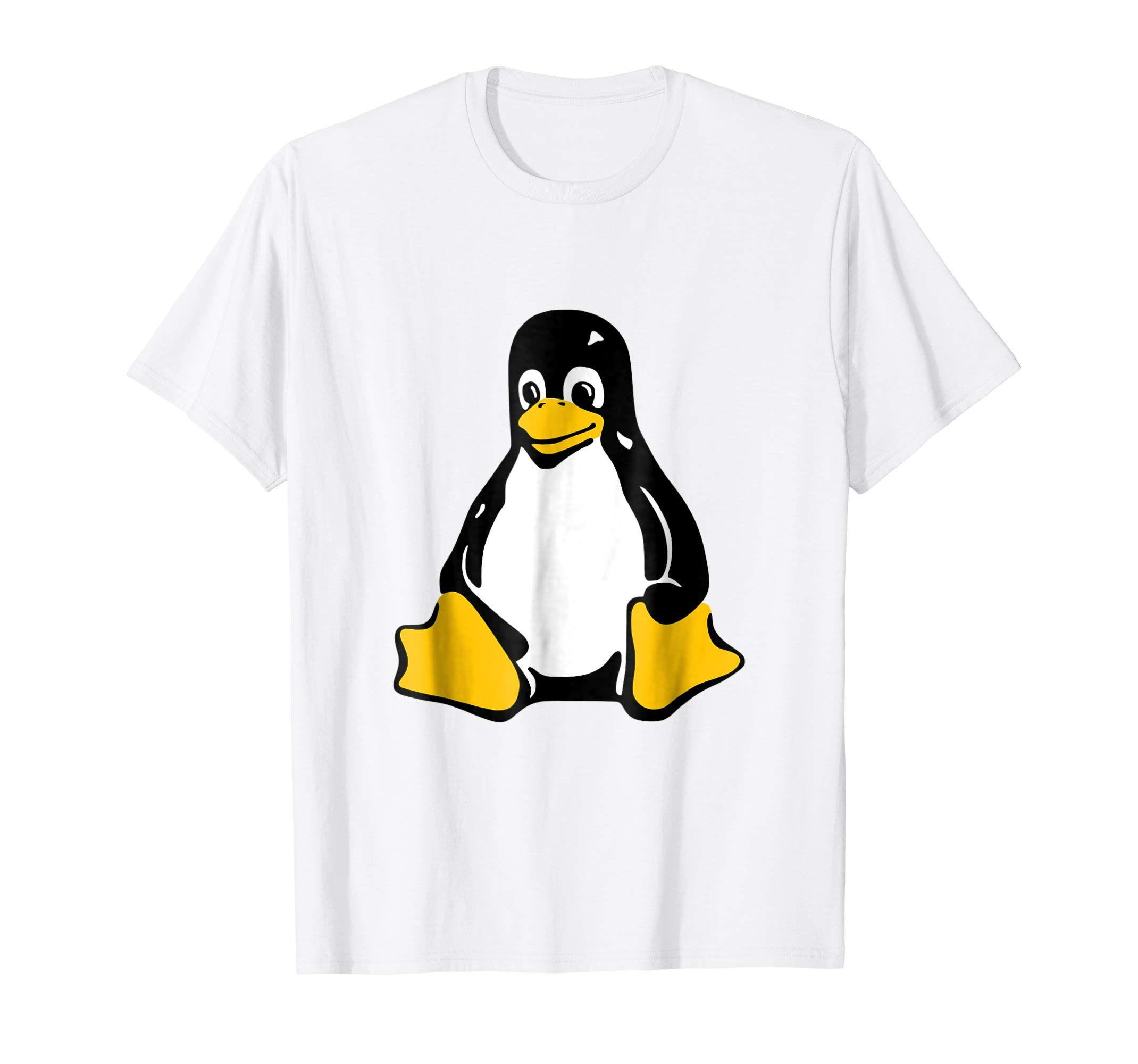 Pequin Logo - Amazon.com: Tux Mascot T-Shirt Penguin Linux Logo: Clothing