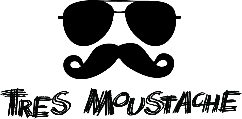 Mustache Logo - Tres Moustache - Tres Moustache