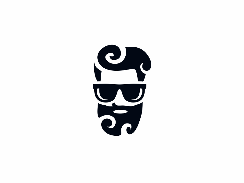 Moustache Logo - 28 Beard & Stache Logos | Creativeoverflow