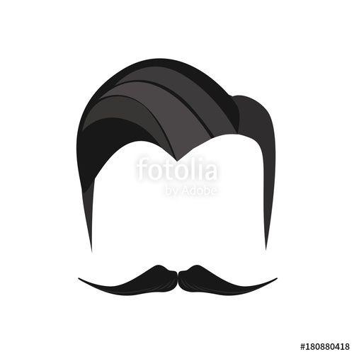 Moustache Logo - hipster mustache logo collection
