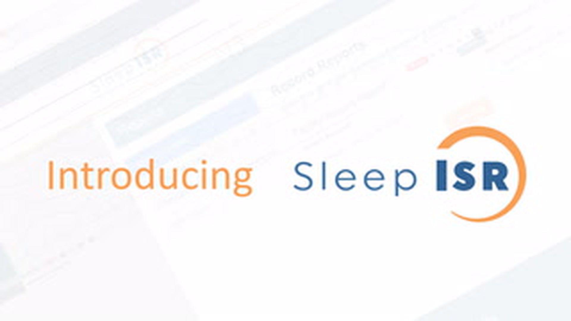 ISR Logo - Welcome to Sleep ISR