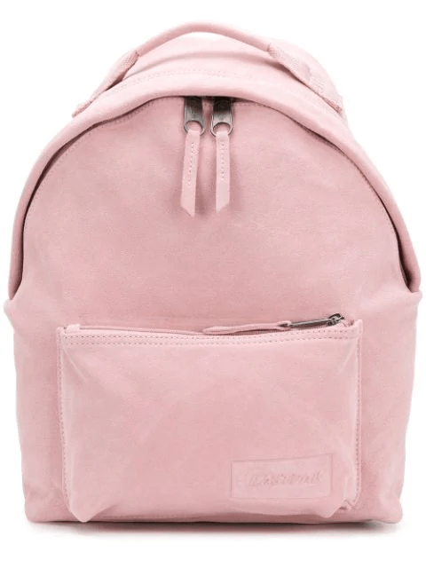 Eastpak Logo - Eastpak Logo Embossed Backpack - Pink