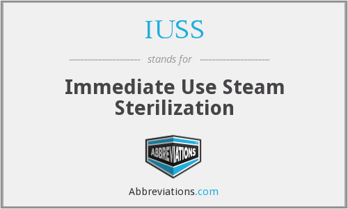 Iuss Logo - IUSS - Immediate Use Steam Sterilization