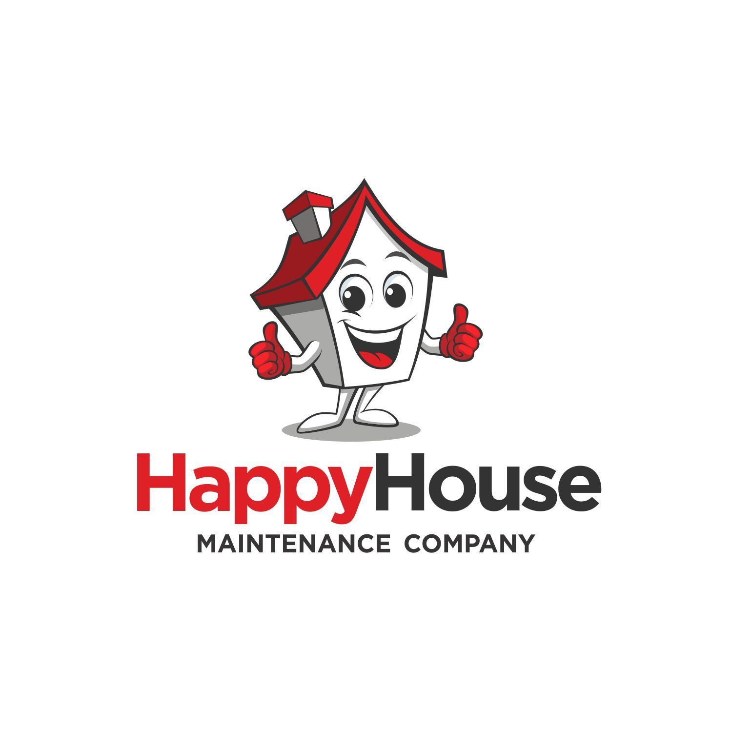 Maintenance Logo - Elegant, Playful, It Company Logo Design for Happy House Maintenance ...