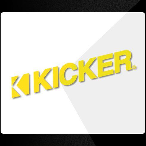 Kicker Logo - KICKER. Black Logo Decal