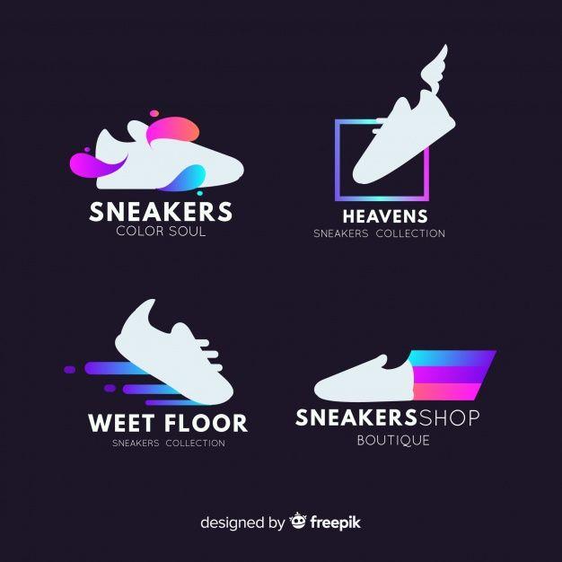 Sneaker Logo - Modern sneaker logo collection Vector | Free Download